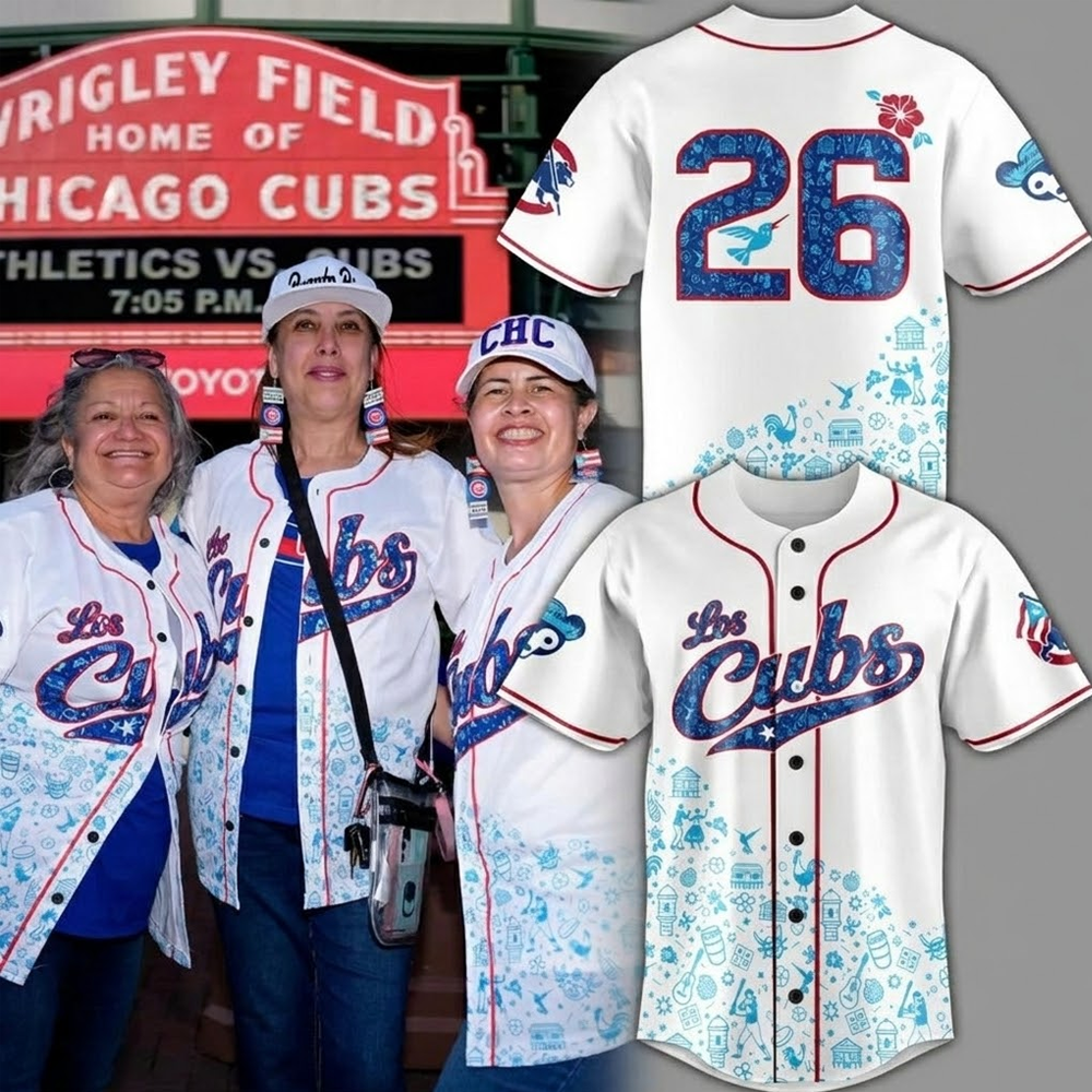 Custom Name - Cubs Hispanic Heritage Night 2026 Baseball Jersey - All Size