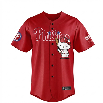 Custom Name - Phillies Hello Kitty Night 2026 Baseball Jersey - All Size