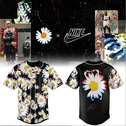 Custom Name - G-Dragon Peaceminusone x Korea World Cup 2026 Baseball Jersey - All Size
