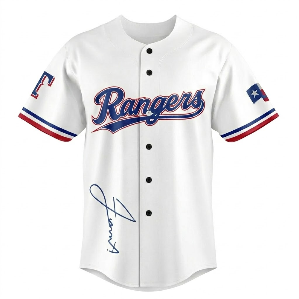 Custom Name - Rangers x Forrest Frank The Jesus Generation Tour 2026 Baseball Jersey - All Size