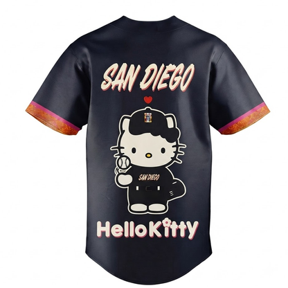 Custom Name - Padres City Connect x Hello Kitty 2026 Baseball Jersey - All Size