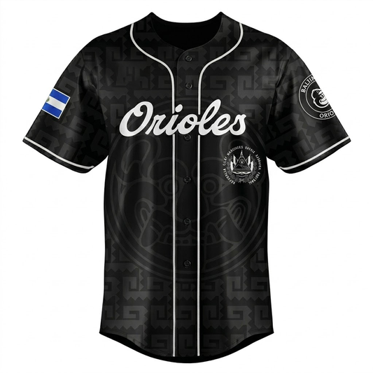 Custom Name - Orioles x Salvadoran Heritage Night 2026 Baseball Jersey - All Size