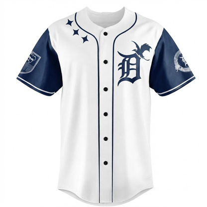 Custom Name - Tigers x Book Club Night 2026 Fourth Wing Baseball Jersey - All Size