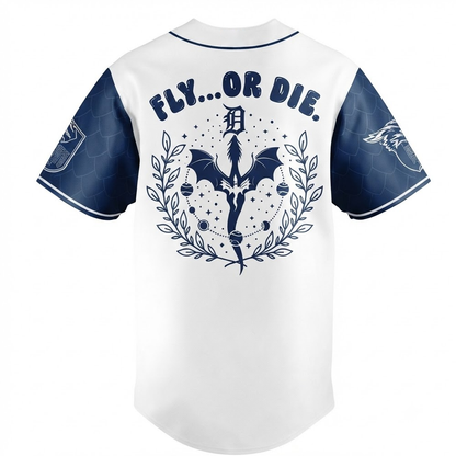Custom Name - Tigers x Book Club Night 2026 Fourth Wing Baseball Jersey - All Size