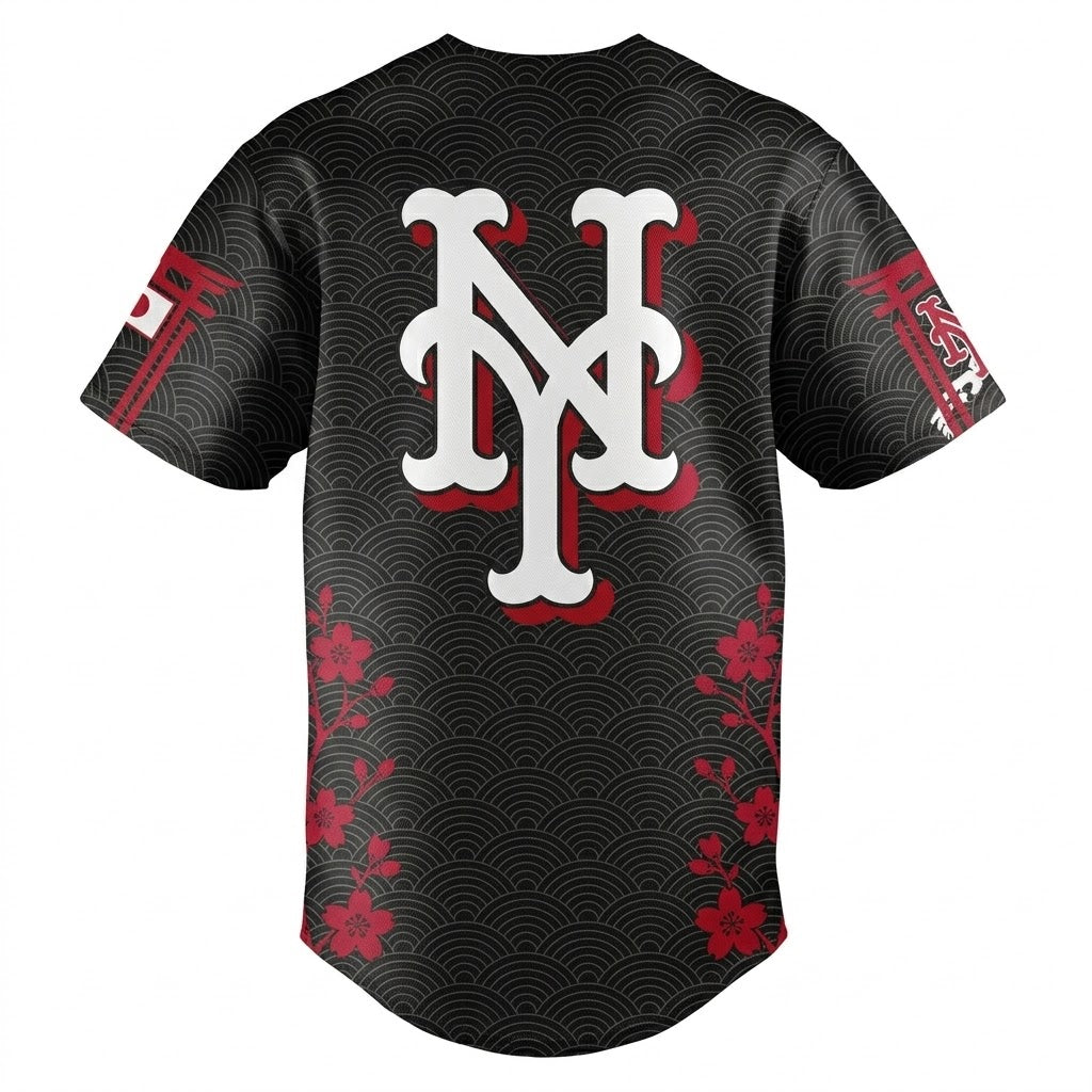 Custom Name - York Mets x Japanese Heritage Night 2026 Baseball Jersey - All Size