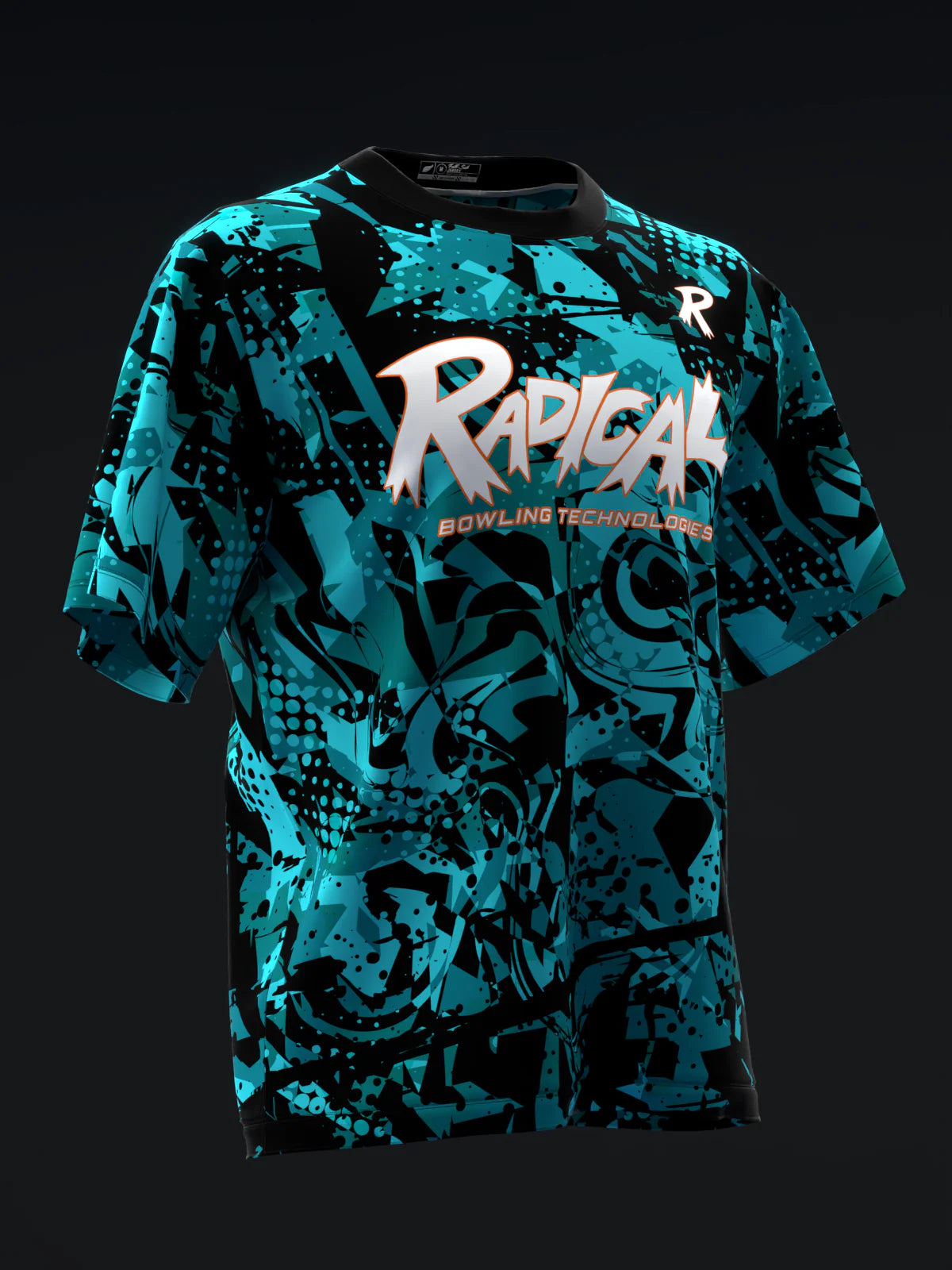 Custom Name - Radical Revenge Solid Bowling Jersey - All Size