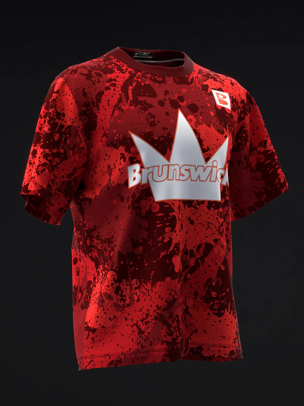 Custom Name - Brunswick Crown Victory Pearl Bowling Jersey - All Size
