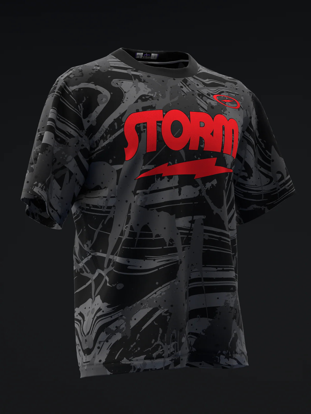 Custom Name - Storm Tropical Surge Midnight Pearl Bowling Jersey - All Size