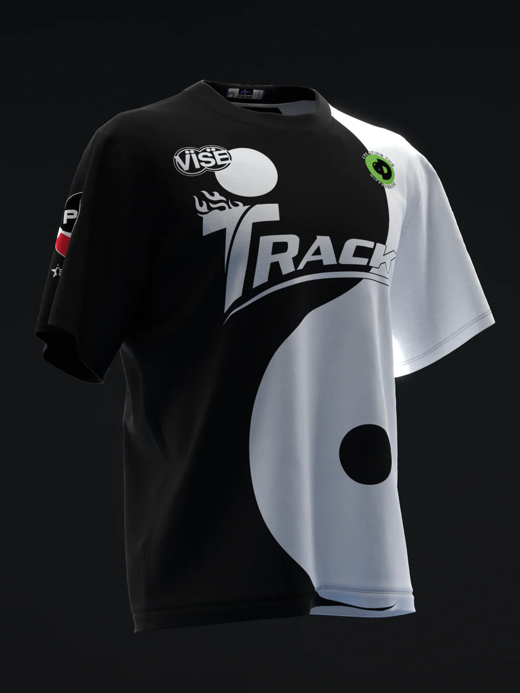 Custom Name - Kim Bolleby Yin Yang Bowling Jersey - All Size