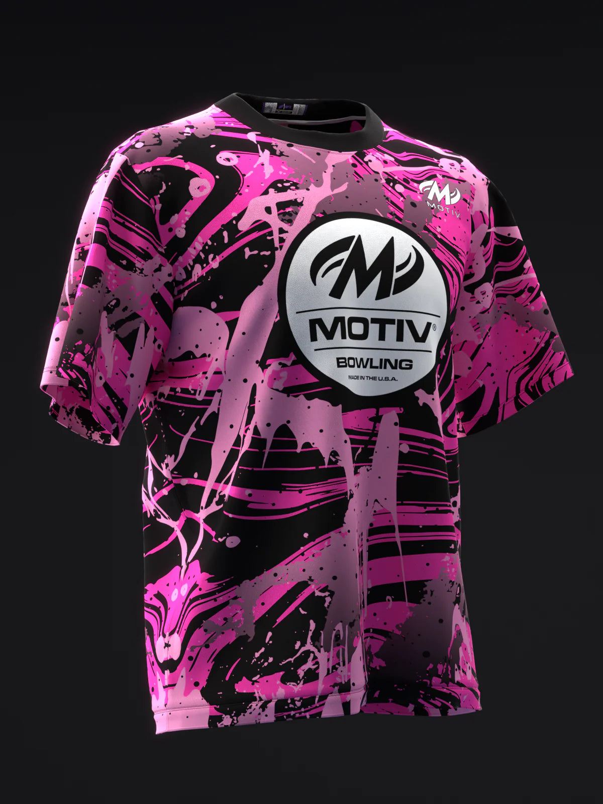 Custom Name - Motiv Hyper Venom Neon Bowling Jersey - All Size