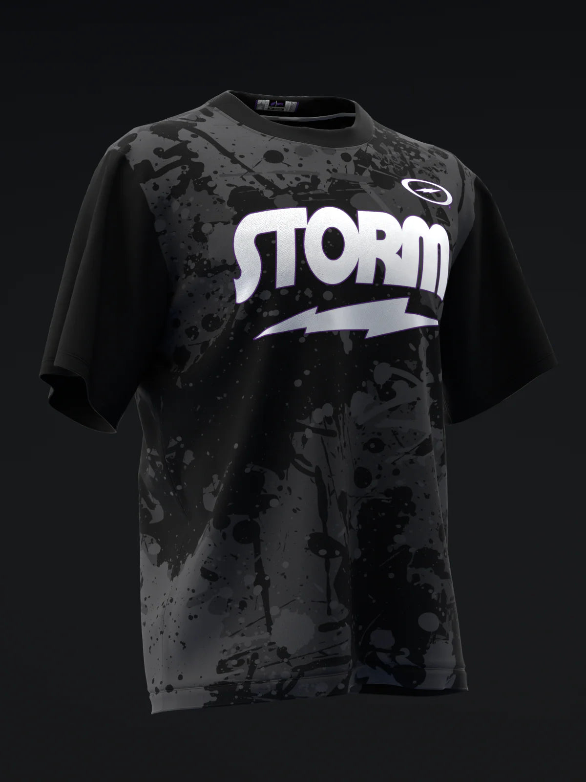Custom Name - Storm Night Road Bowling Jersey - All Size