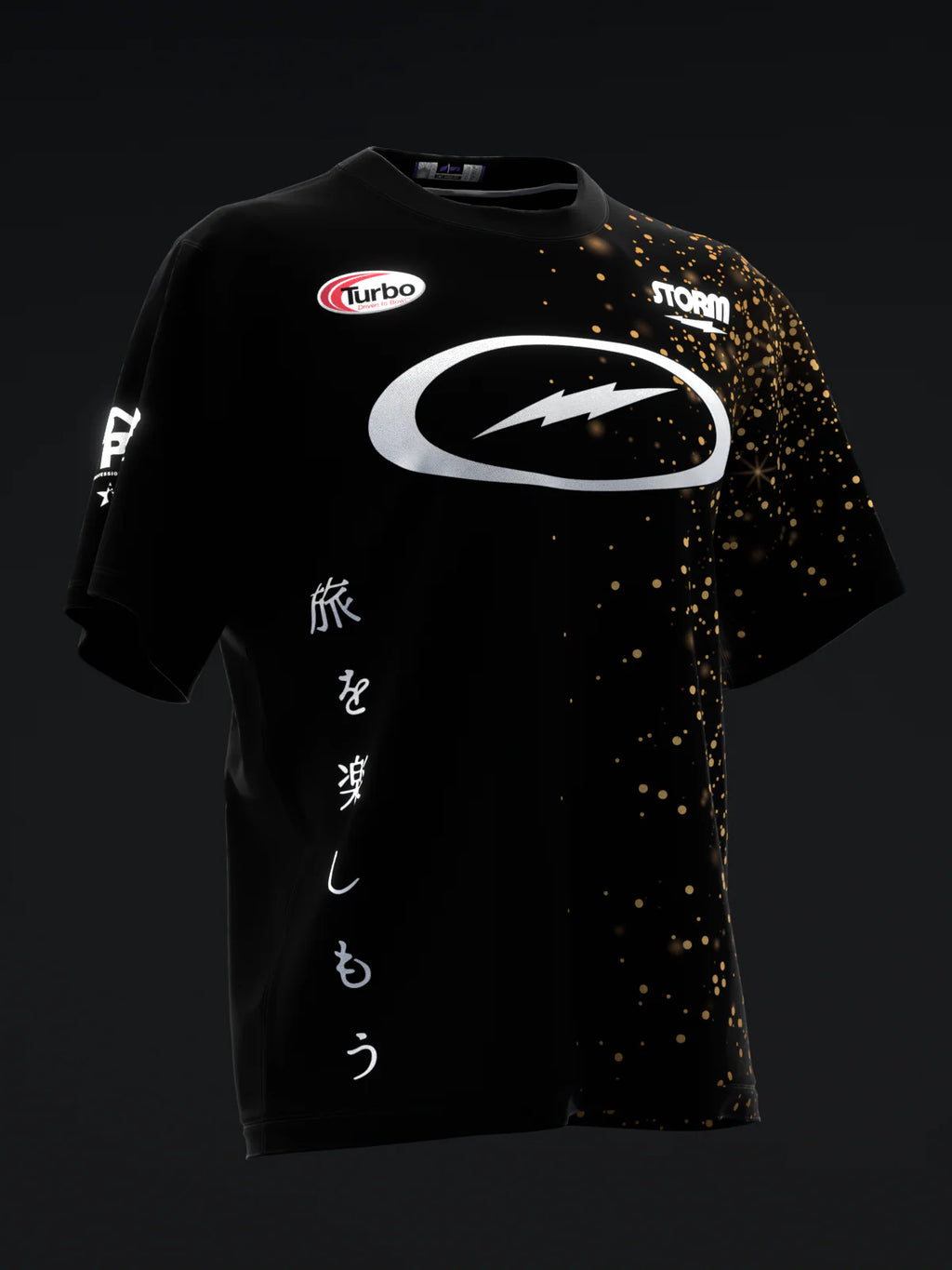 Custom Name - Victoria Varano Glitter Gold Black Bowling Jersey - All Size
