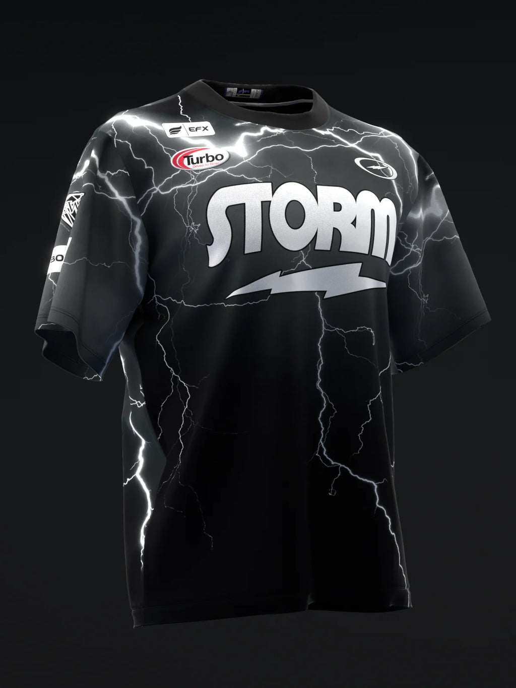 Custom Name - Nick Brown Lightning Black Bowling Jersey - All Size