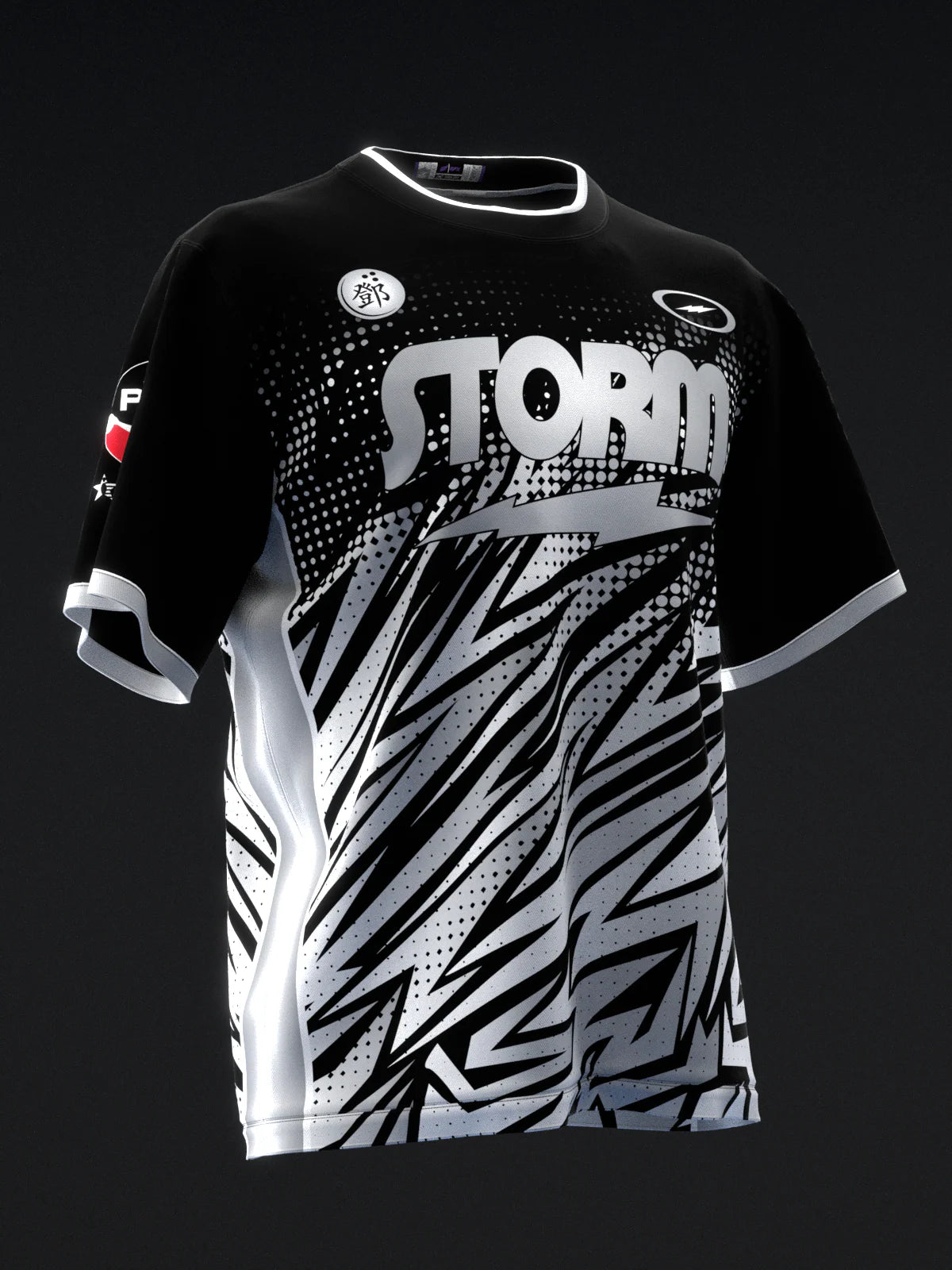 Custom Name - Darren Tang 2024 Colorway Black Silver Bowling Jersey - All Size