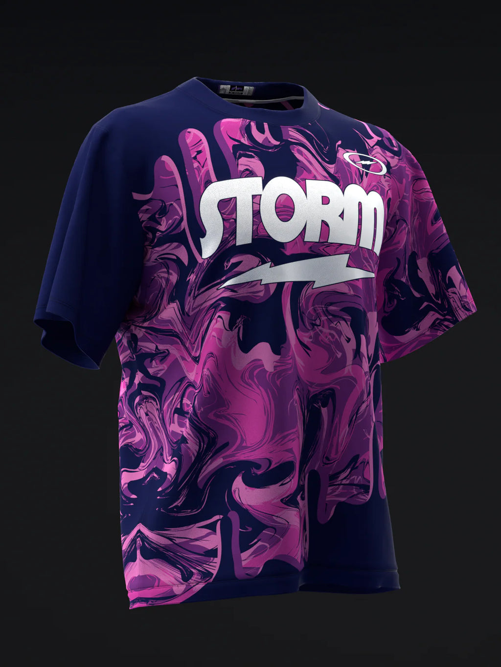 Custom Name - Storm Tropical Surge Pink Purple Bowling Jersey - All Size