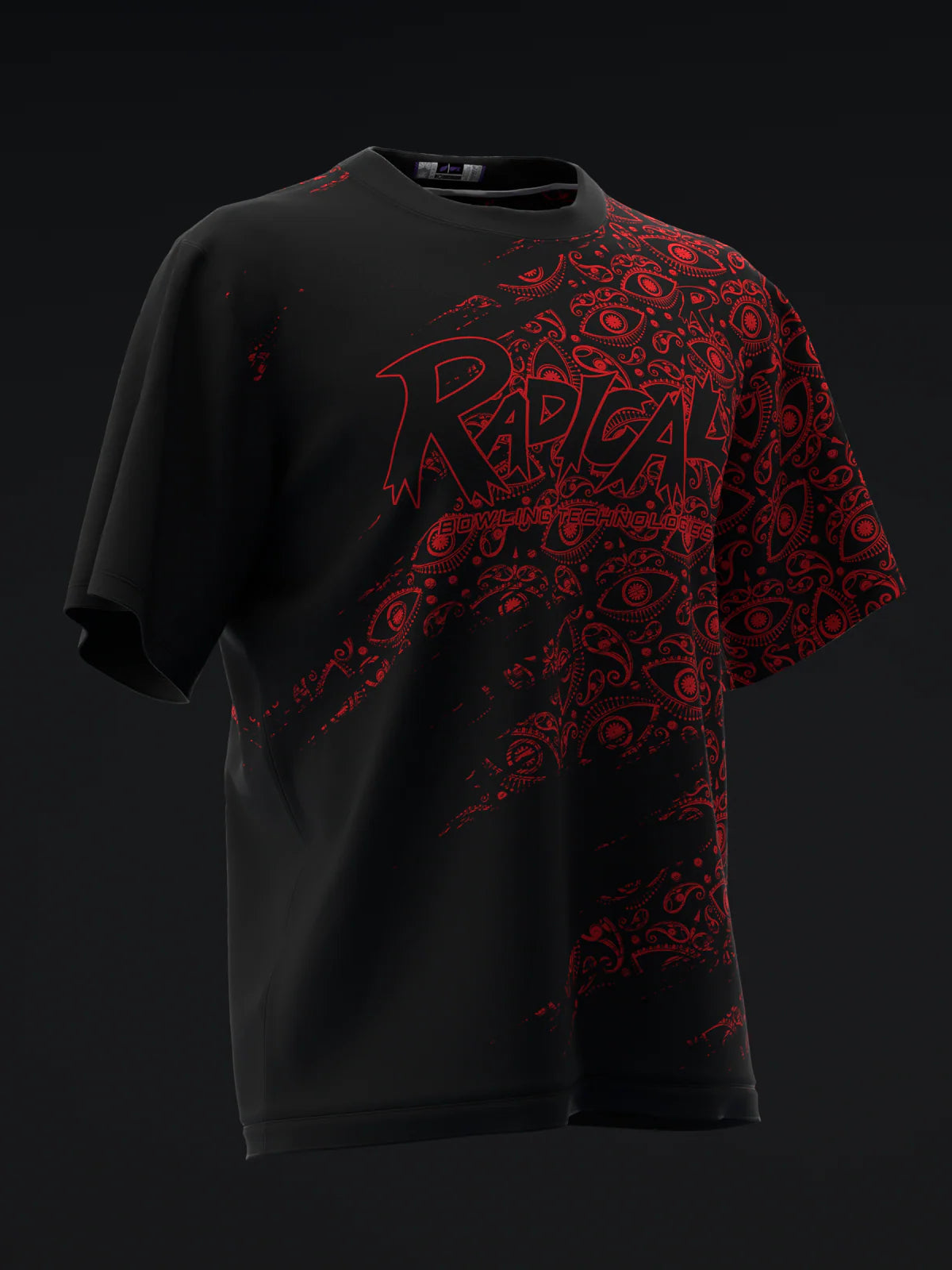 Custom Name - Radical Evil Eye Bowling Jersey - All Size