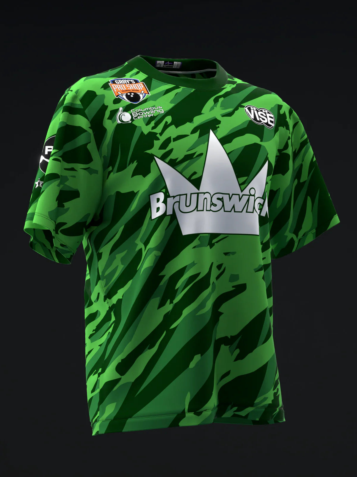 Custom Name - Matt Sanders Elbram Green Bowling Jersey - All Size