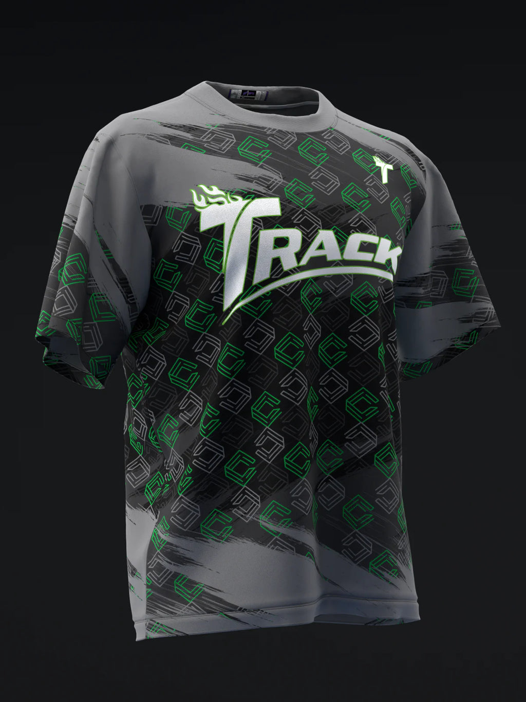Custom Name - Track Criterion Inverse Bowling Jersey - All Size