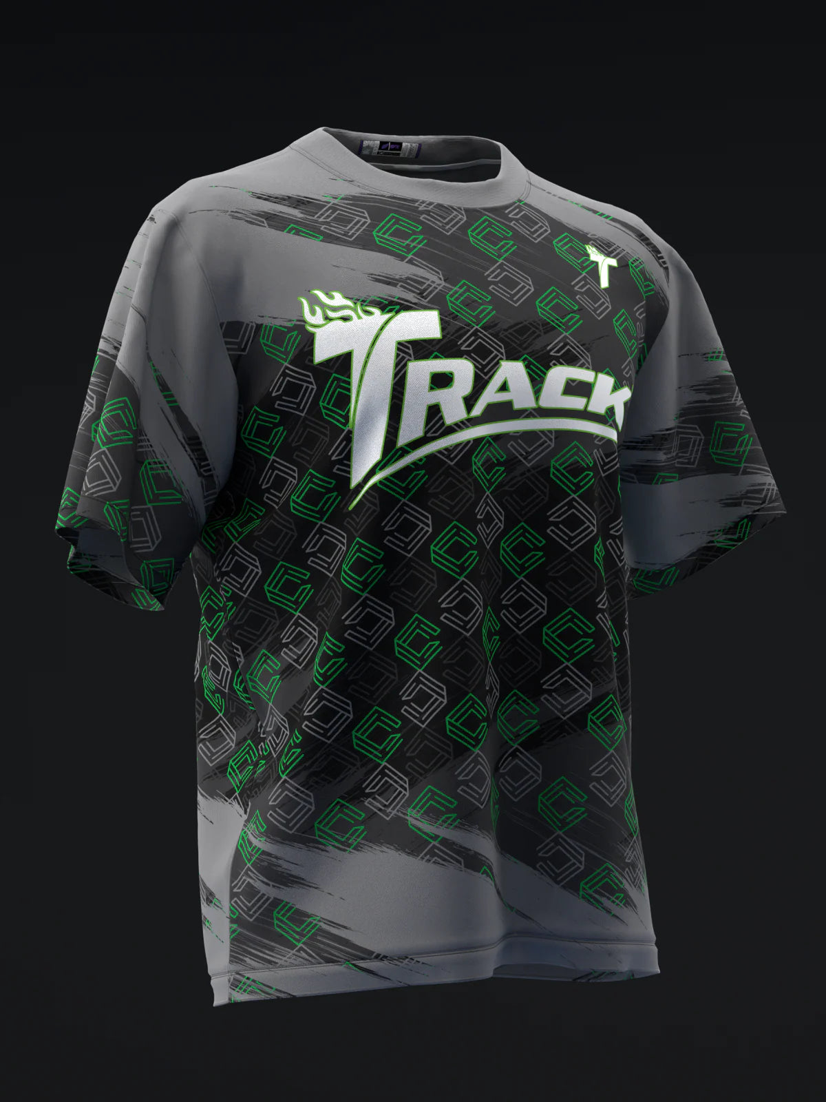 Custom Name - Track Criterion Inverse Bowling Jersey - All Size