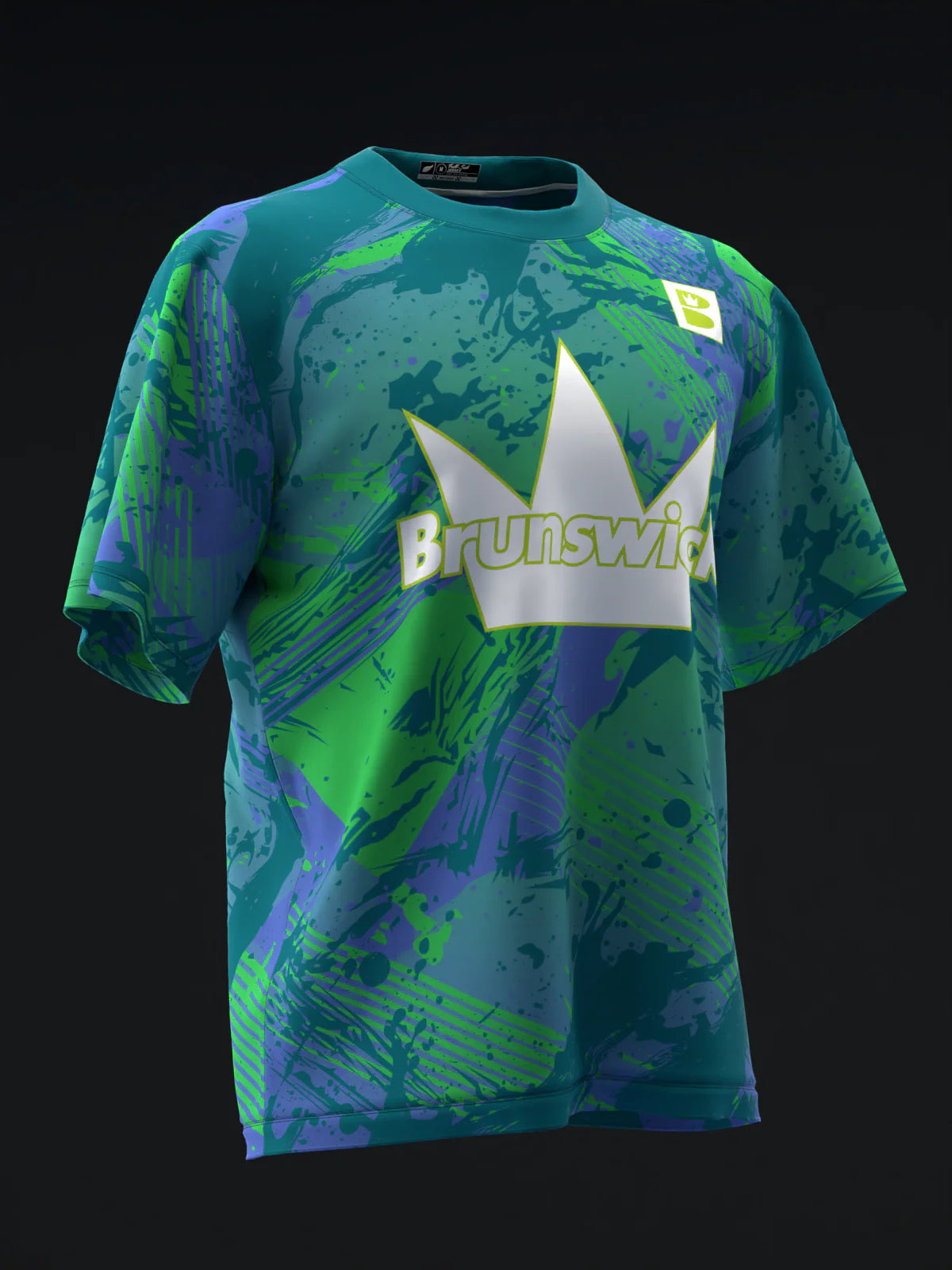 Custom Name - Brunswick Combat Hybrid Bowling Jersey - All Size