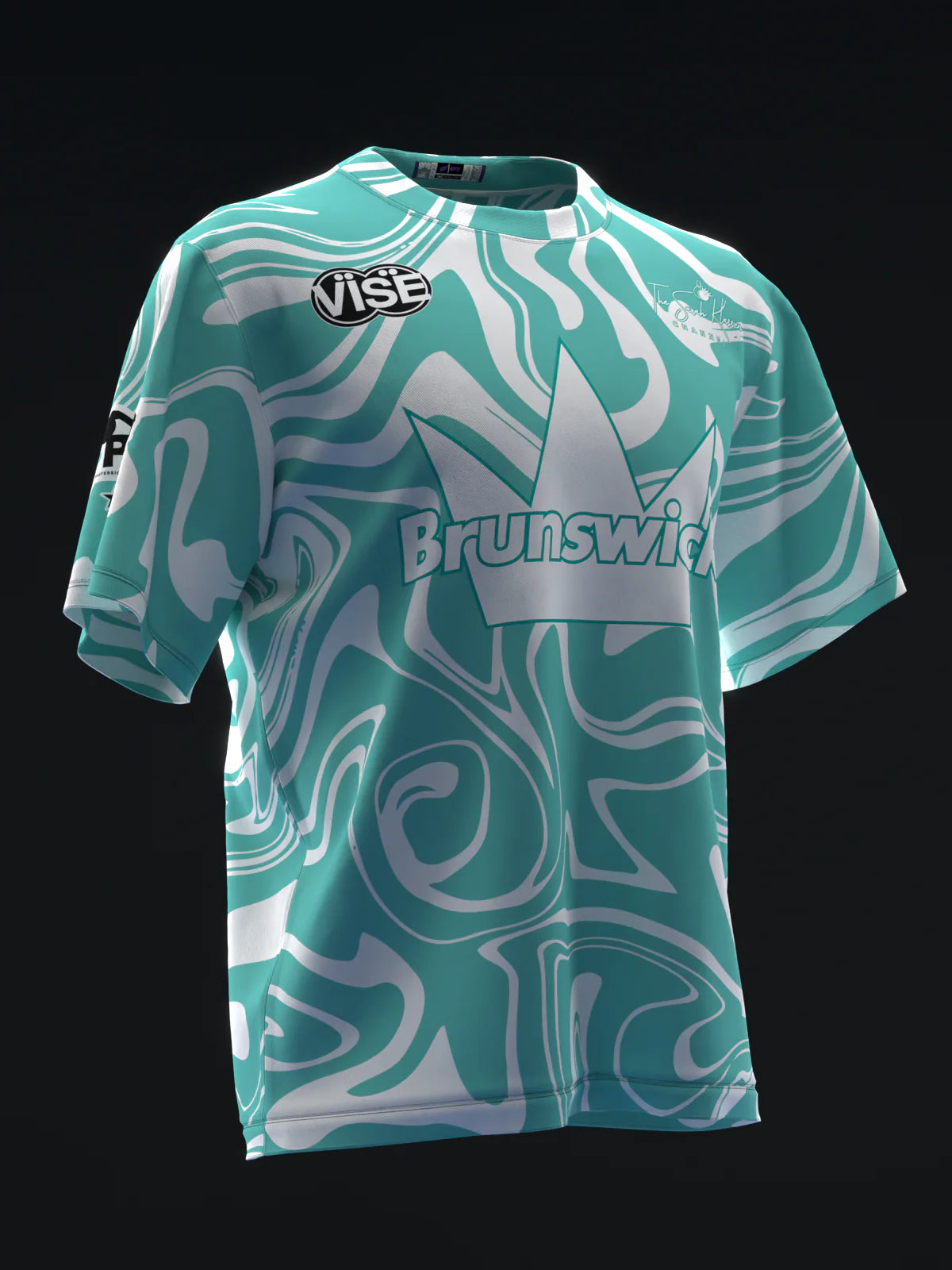 Custom Name - Sarah Klassen 2026 Spearmint Swirl Bowling Jersey - All Size