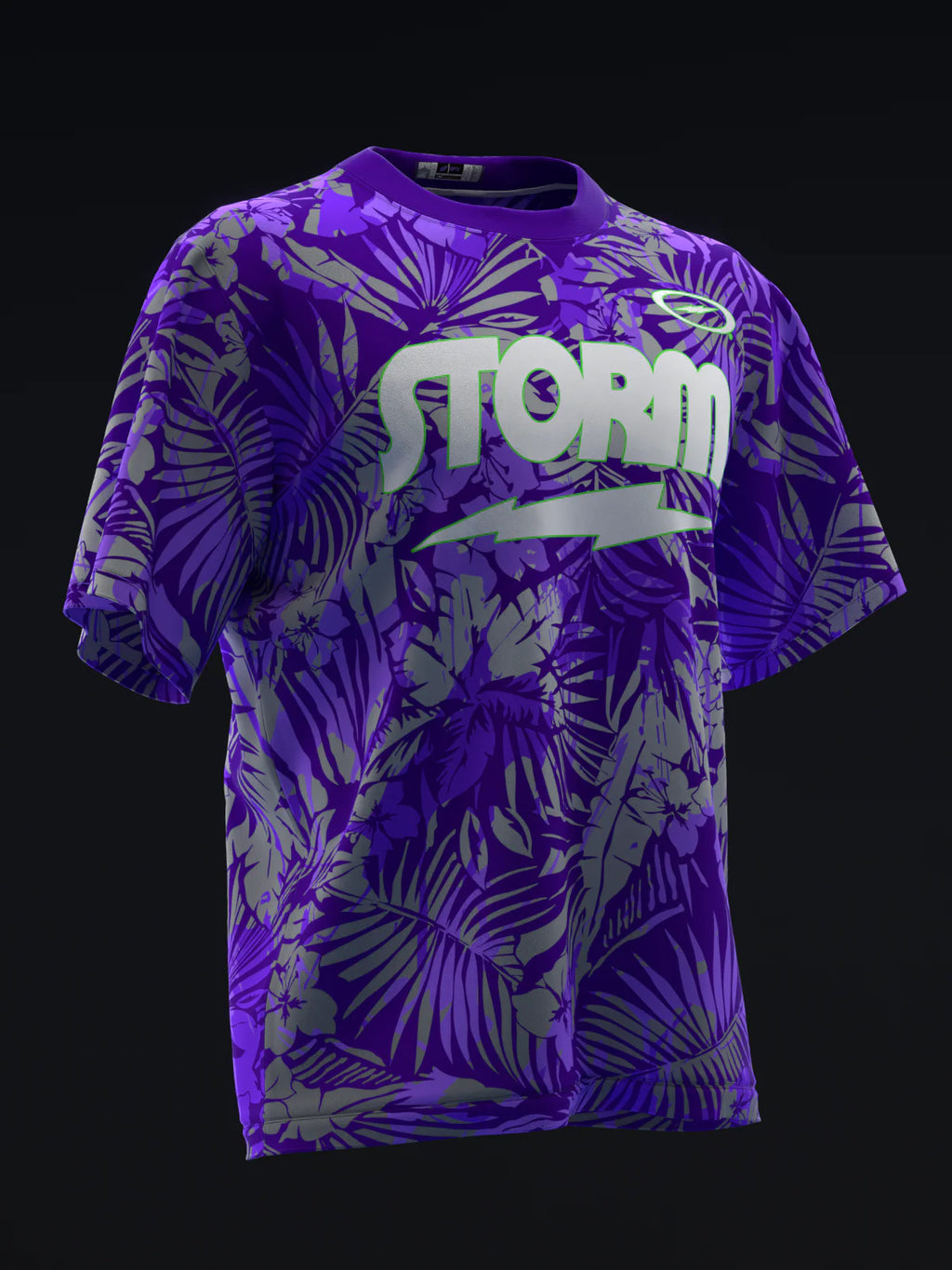 Custom Name - Storm Tropical Surge Pearl Sp Neon Bowling Jersey - All Size