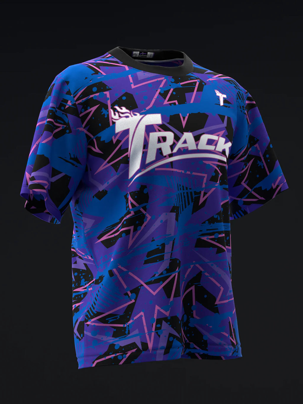 Custom Name - Track Theorem Solid Bowling Jersey - All Size