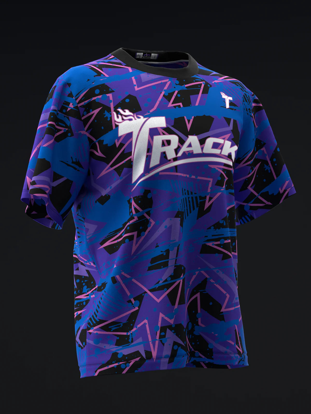 Custom Name - Track Theorem Solid Bowling Jersey - All Size