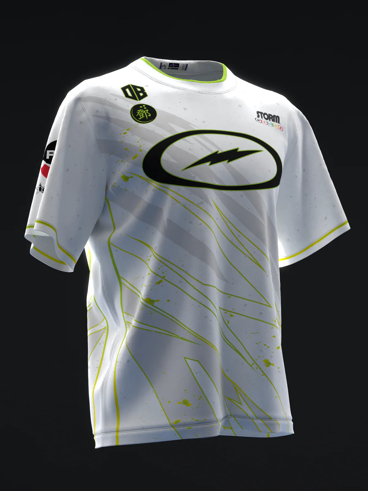 Custom Name - Darren Tang Lightning Lemon Lime Bowling Jersey - All Size