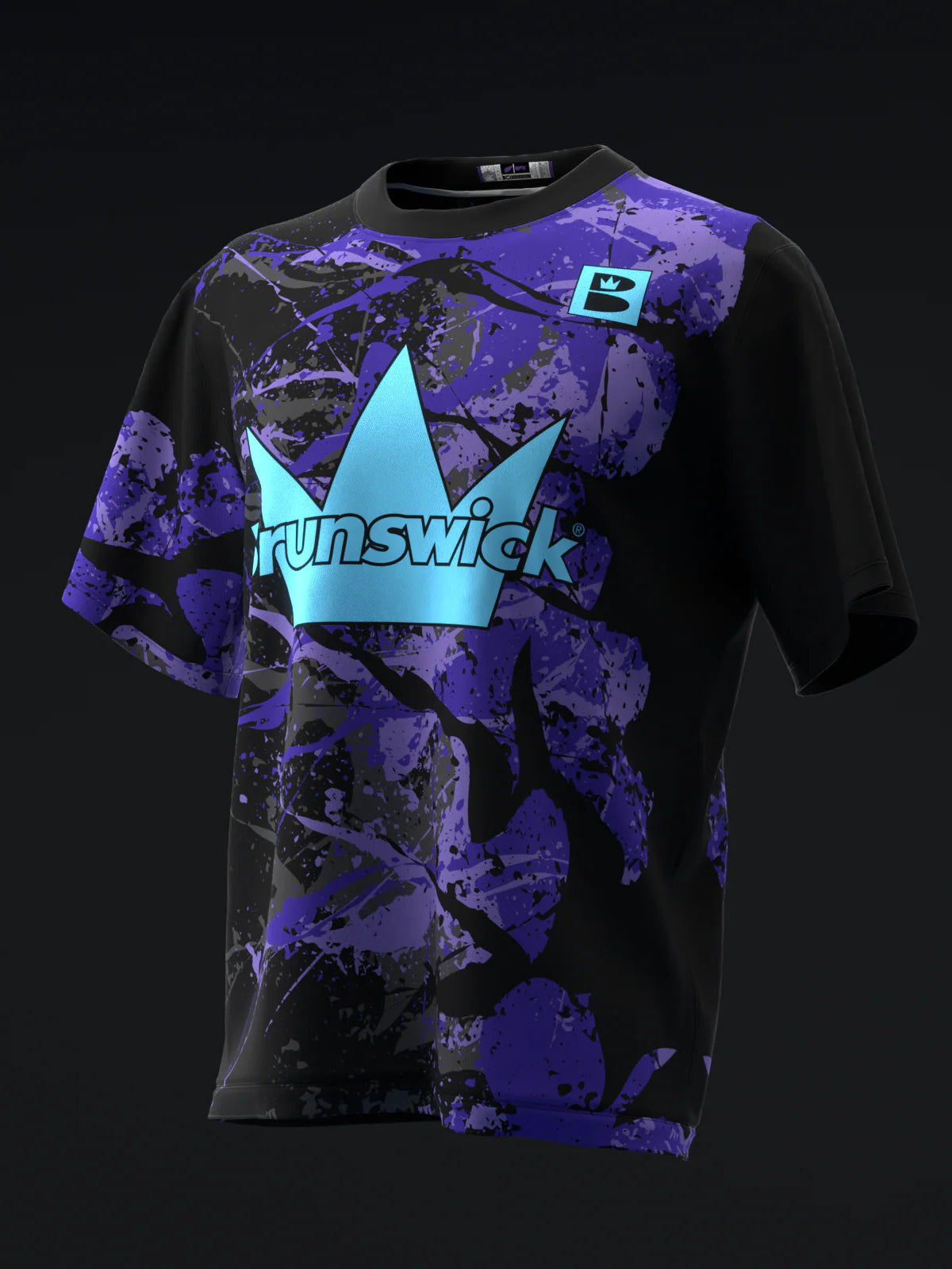 Custom Name Brunswick - Alert Bowling Jersey - Size S-5XL