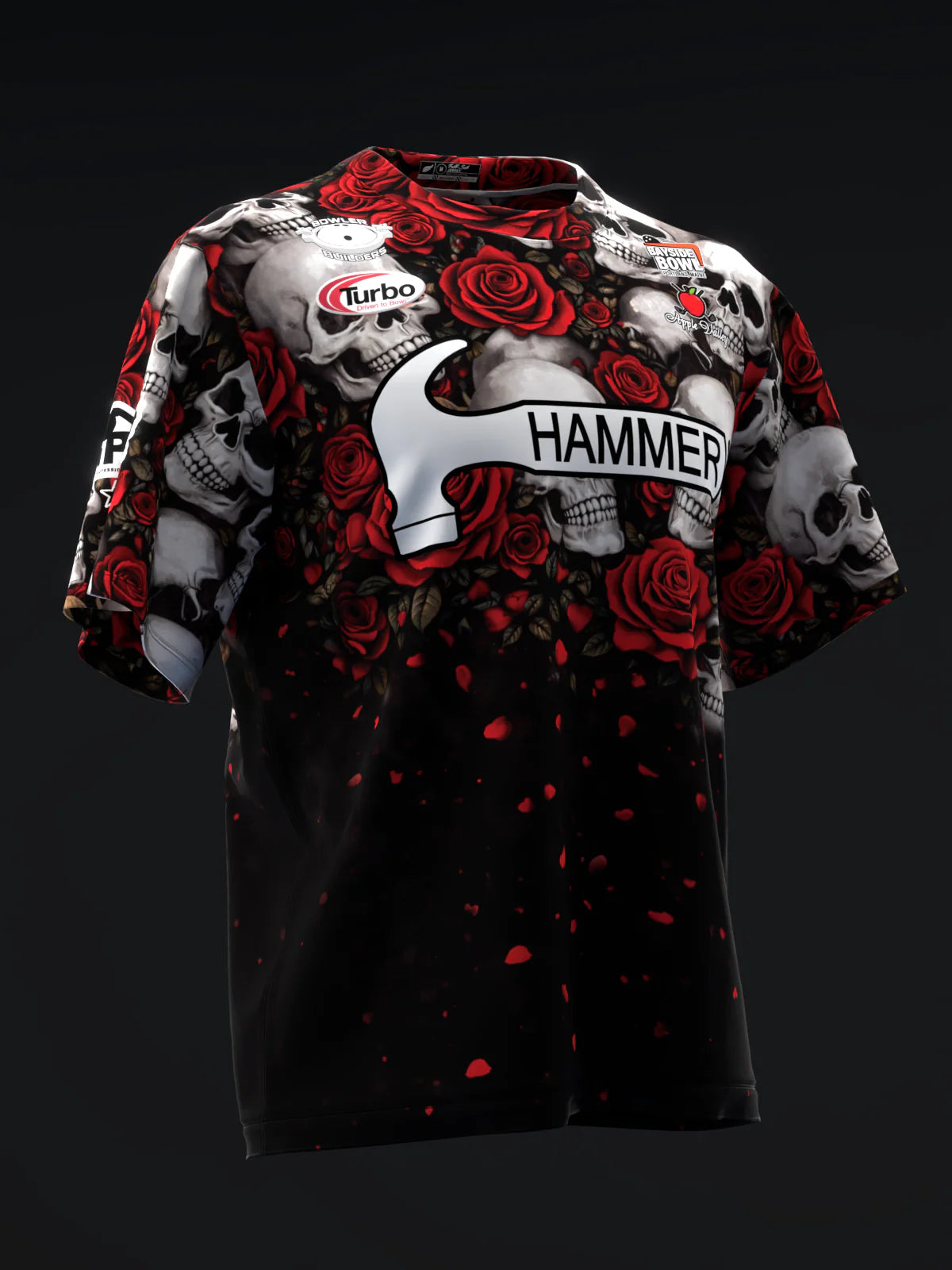 Custom Name - Mallory Clark 2026 Skull Roses Bowling Jersey - All Size