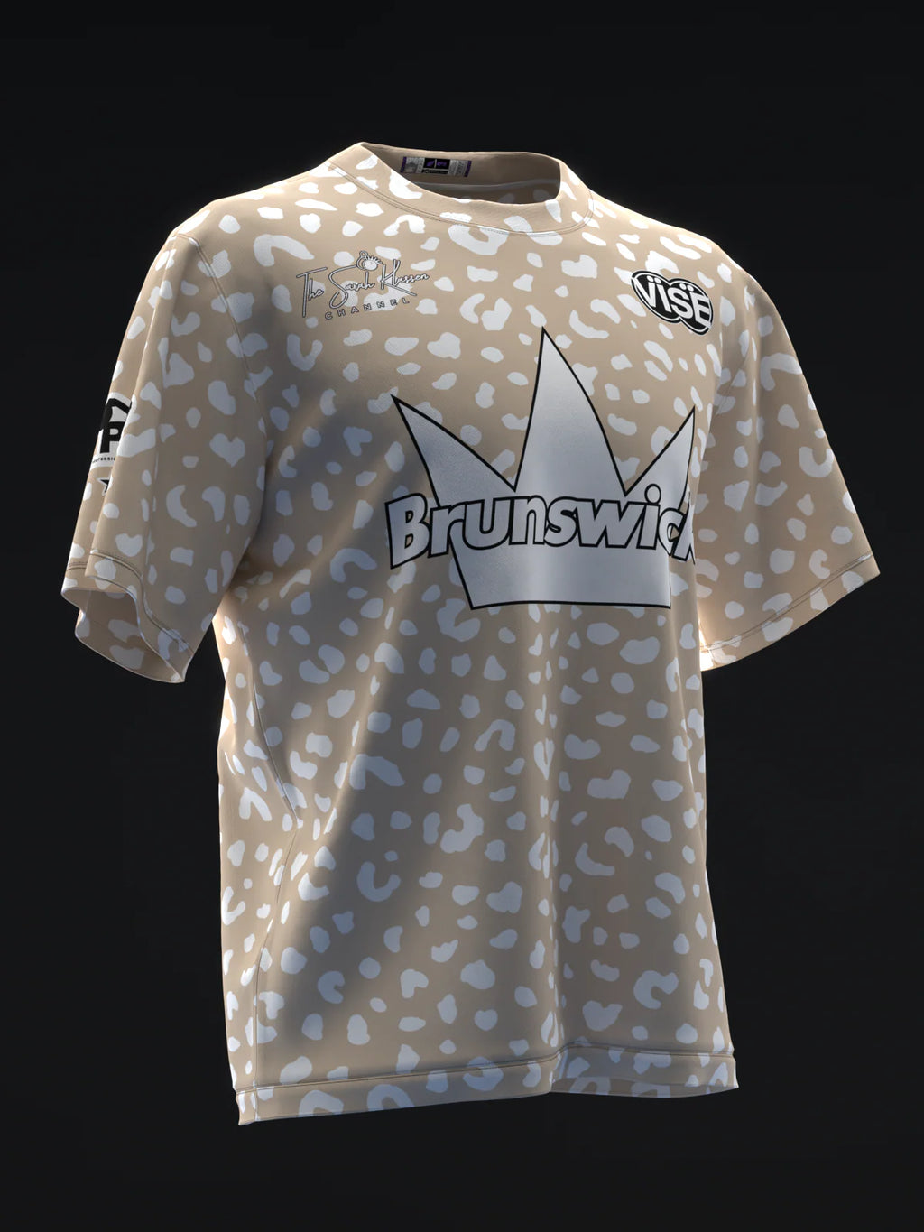 Custom Name - Sarah Klassen Leopard Cp Bowling Jersey - All Size