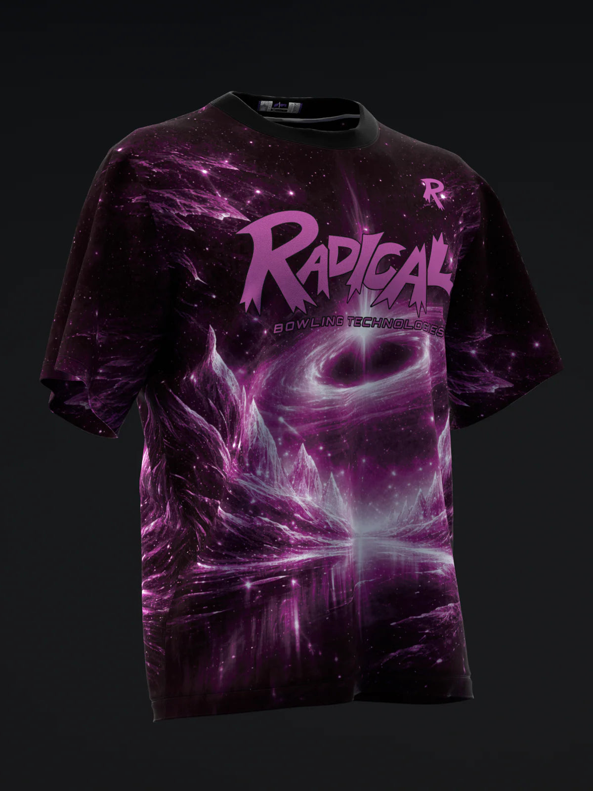 Custom Name - Radical Outer Limits Black Hole Bowling Jersey - All Size