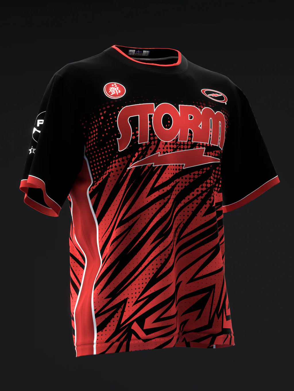 Custom Name - Darren Tang 2022 Colorway Red Black Bowling Jersey - All Size