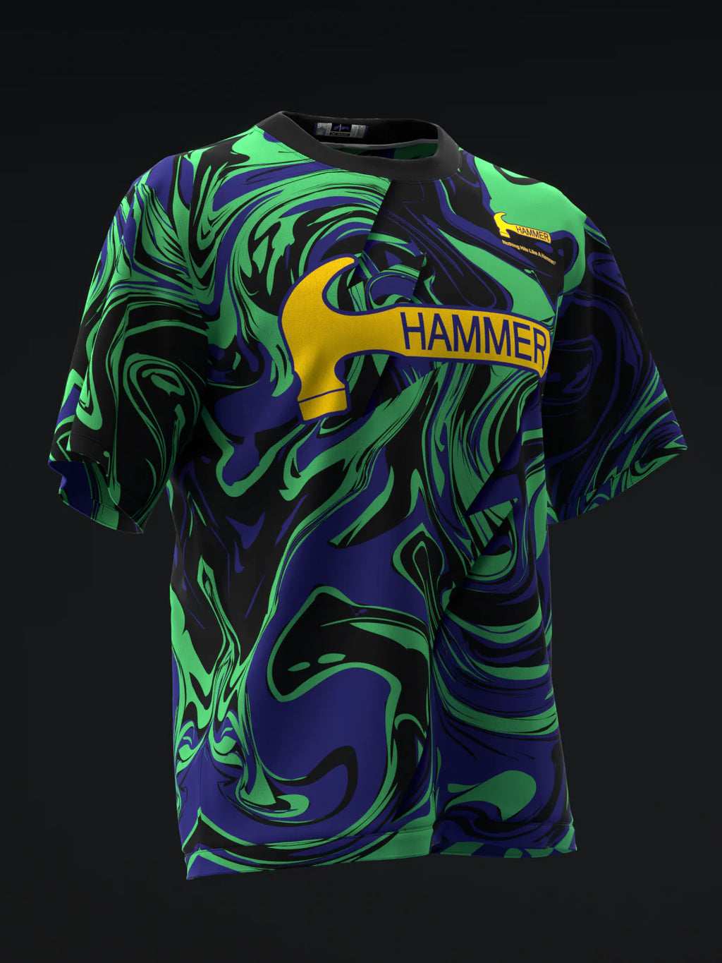 Custom Name - Hammer Hazmat Solid Bowling Jersey - All Size