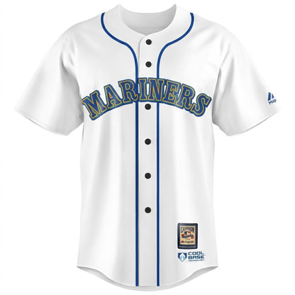 Custom Name - Mariners Randy Johnson #51 Retirement Baseball Jersey - All Size
