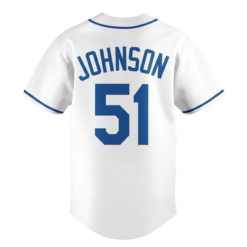 Custom Name - Mariners Randy Johnson #51 Retirement Baseball Jersey - All Size