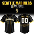 Custom Name - Mariners x Bruce Lee Night 2026 Baseball Jersey - All Size