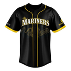 Custom Name - Mariners x Bruce Lee Night 2026 Baseball Jersey - All Size