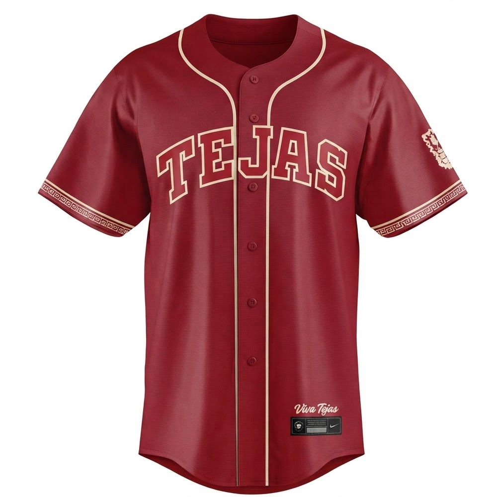Custom Name - Rangers City Connect 2026 Tejas Baseball Jersey - All Size