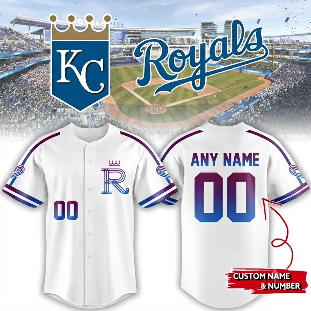 Custom Name - City Royals 2026 City Connect Baseball Jersey - All Size