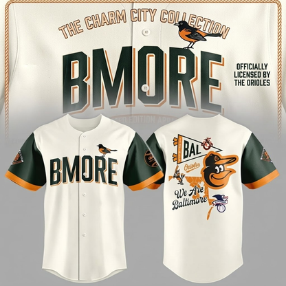Custom Name - Orioles The Charm City 2026 Baseball Jersey - All Size