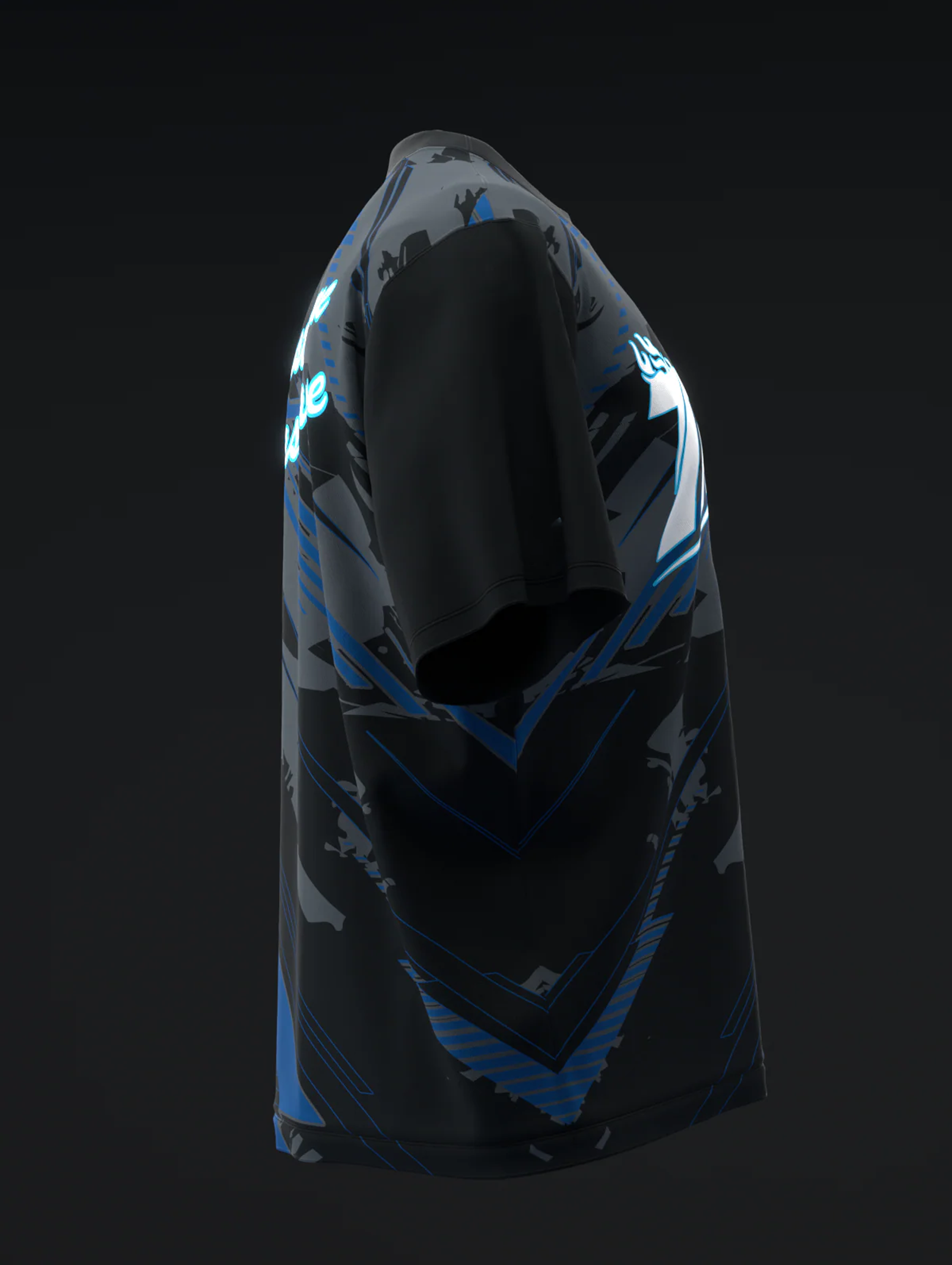 Custom Name - Track Stealth Hybrid Bowling Jersey - All Size
