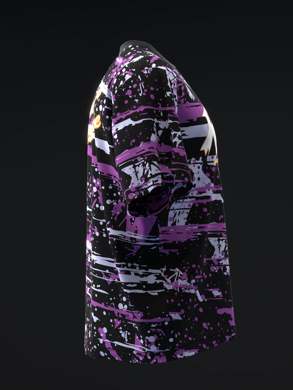 Custom Name - Radical Zigzag Solid Bowling Jersey - All Size