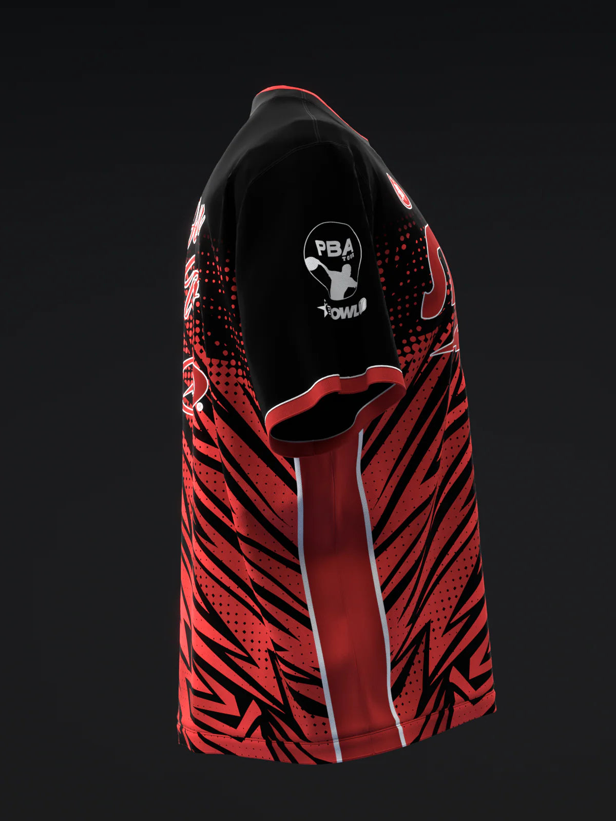 Custom Name - Darren Tang 2022 Colorway Red Black Bowling Jersey - All Size