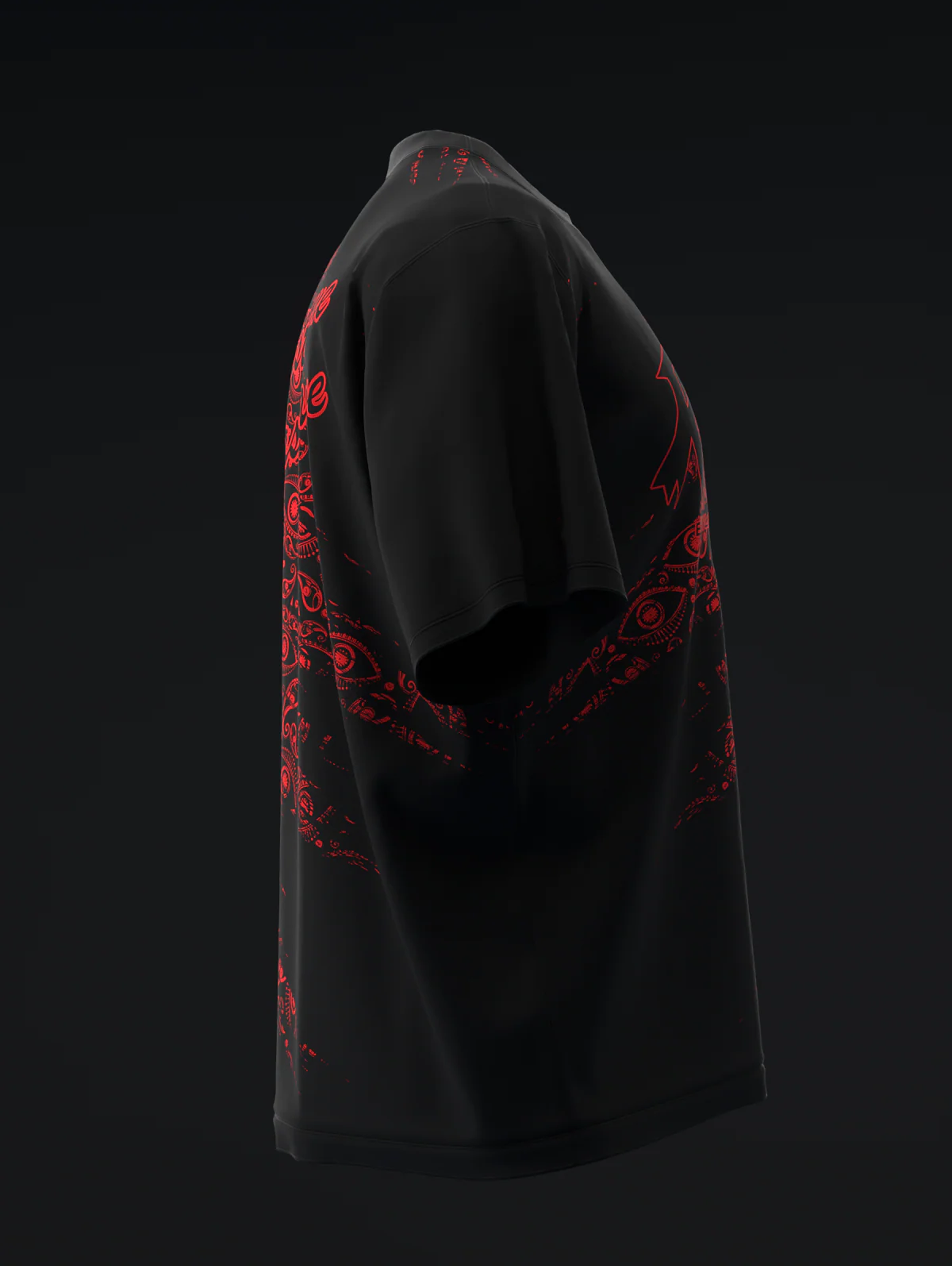 Custom Name - Radical Evil Eye Bowling Jersey - All Size