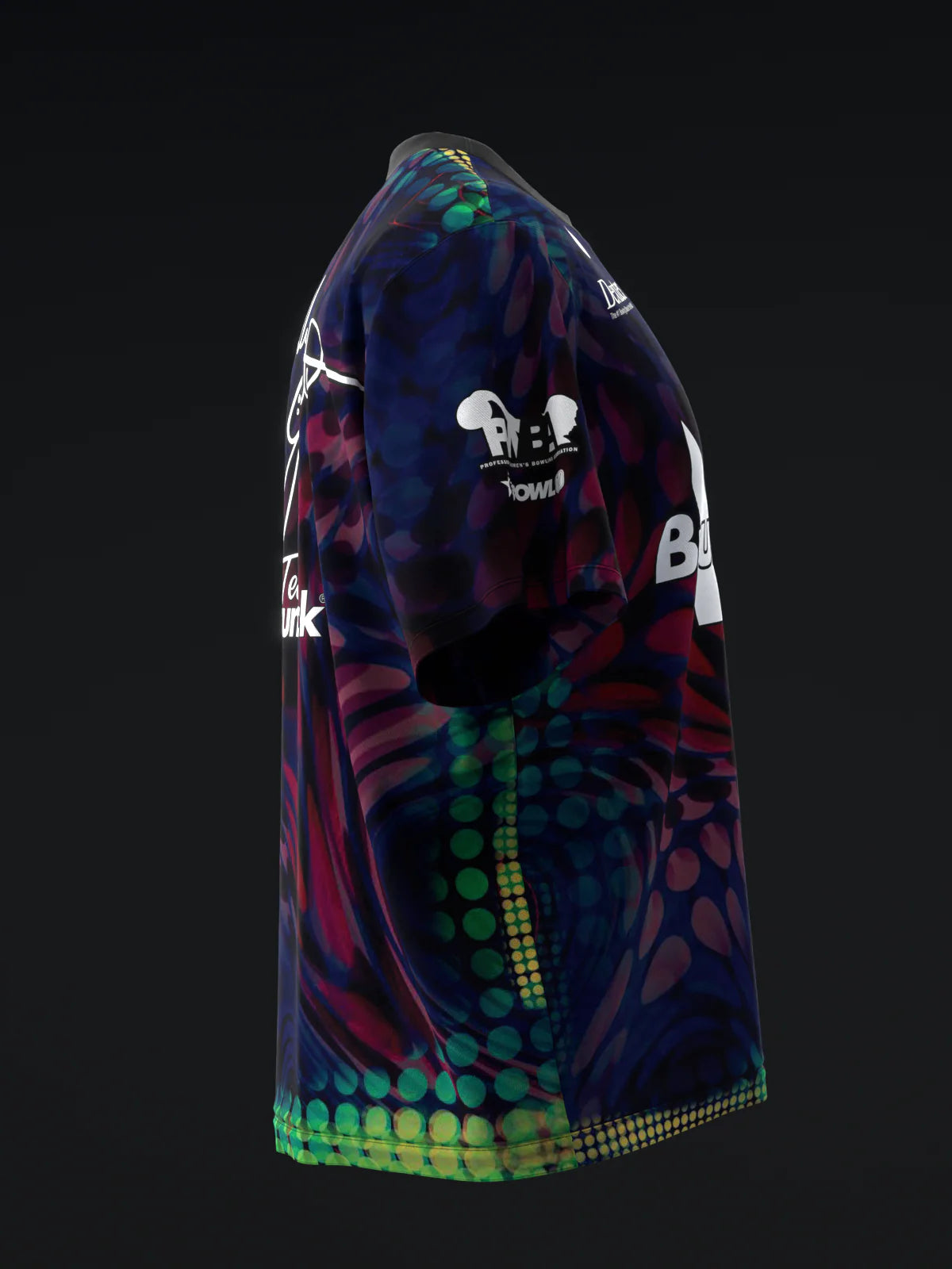 Custom Name - Ashly Galante Oil Spill Bowling Jersey - All Size