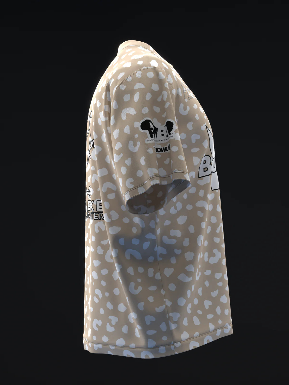 Custom Name - Sarah Klassen Leopard Cp Bowling Jersey - All Size
