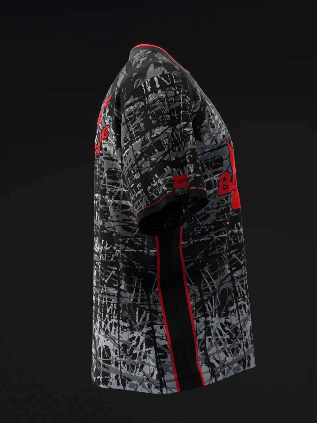 Custom Name - Brunswick Melee Jab Carbon Bowling Jersey - All Size