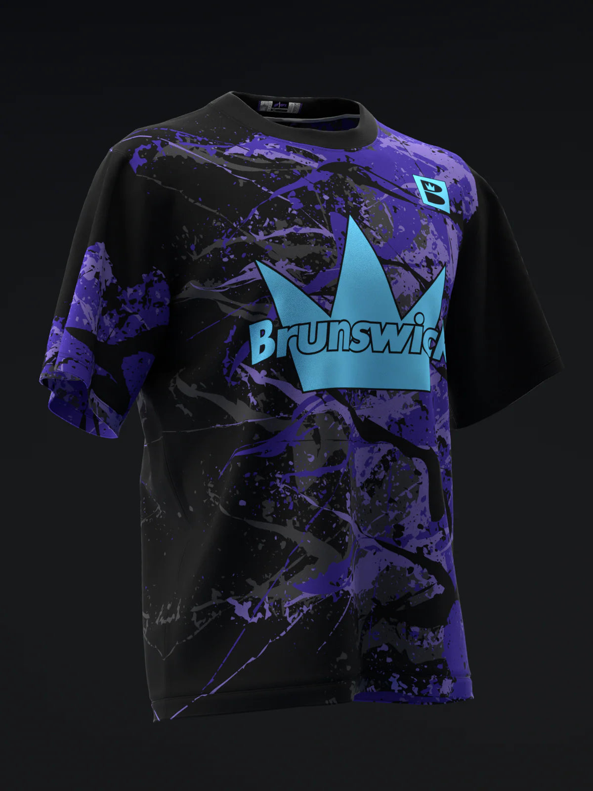 Custom Name Brunswick - Alert Bowling Jersey - Size S-5XL
